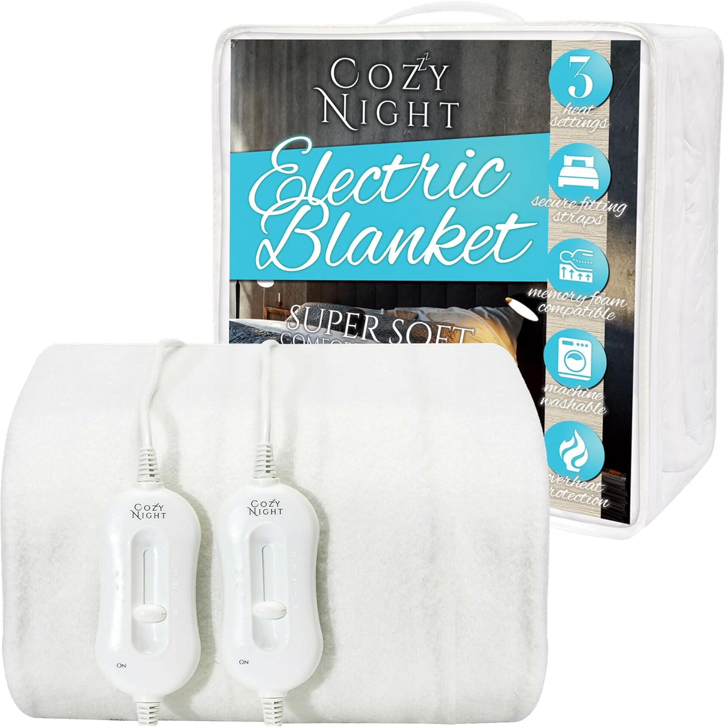 Cozy Night Double Electric Blanket